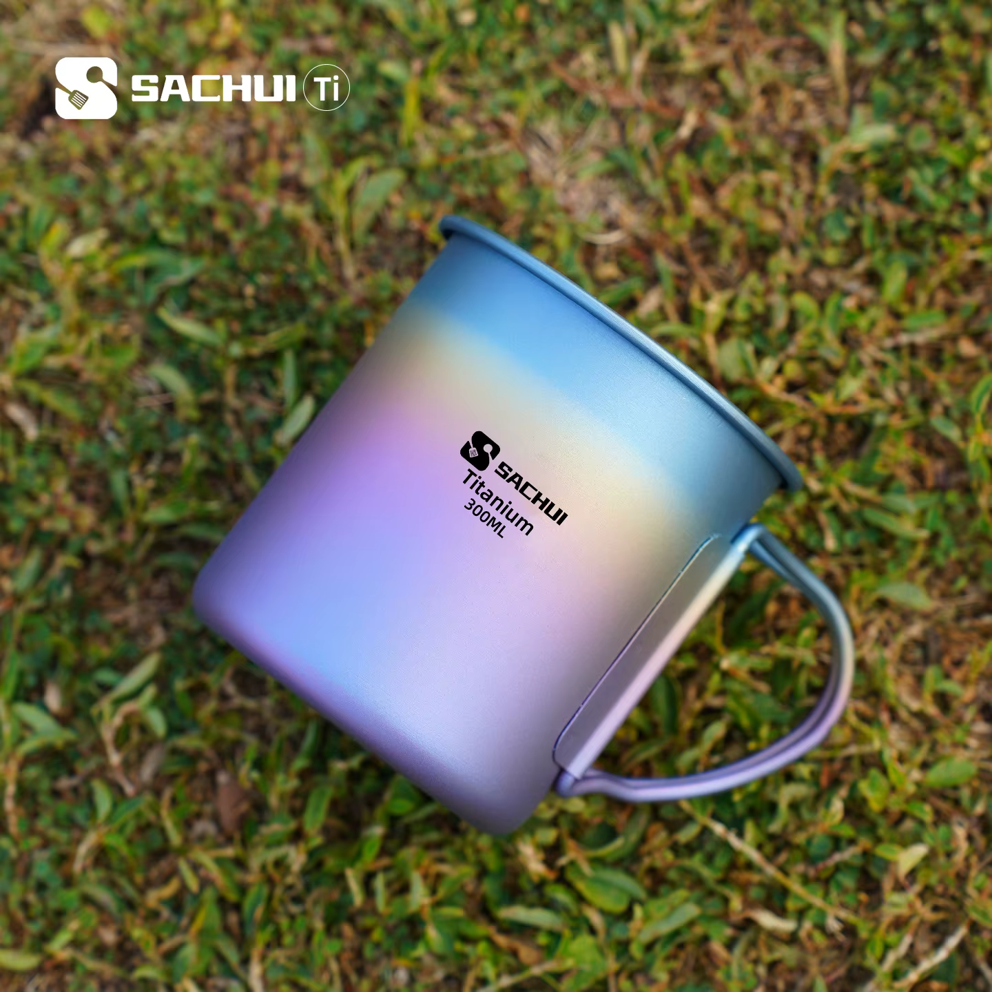 Tasse à thé et café portable ultralégère en titane coloré