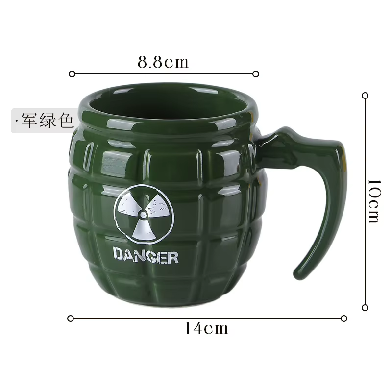 Tasse à grenade en céramique, mug