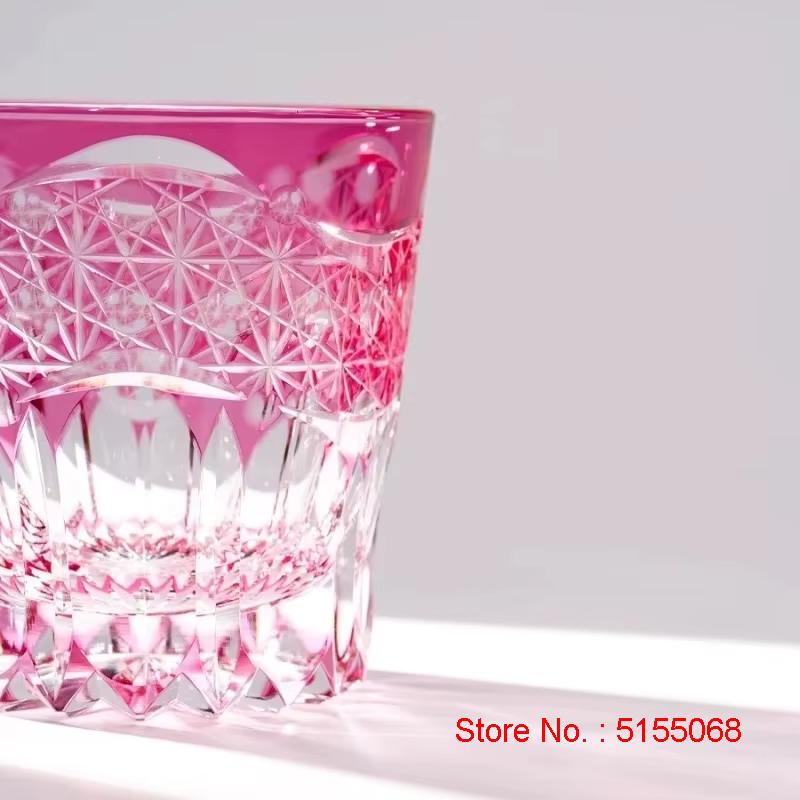 Japon Royal exclusif gravure profonde cristal verre aube première lumière Edo Kiriko whisky tasse haut de gamme cadeau liqueur vin Brandy renifleur
