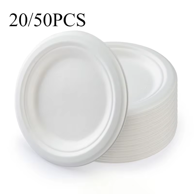 Assiettes jetables de 7 pouces