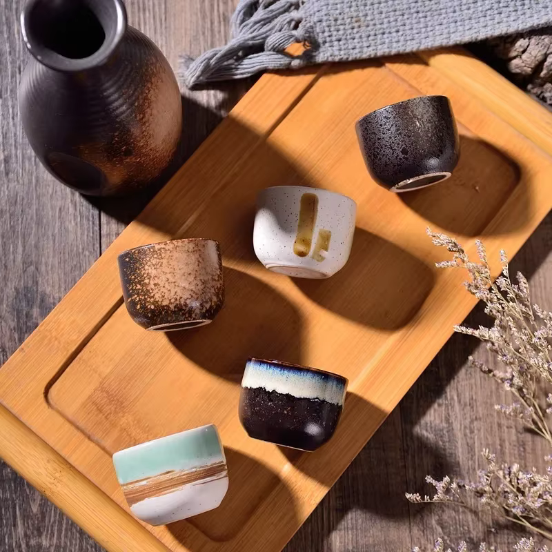 Tasse à café en céramique peinte à la main