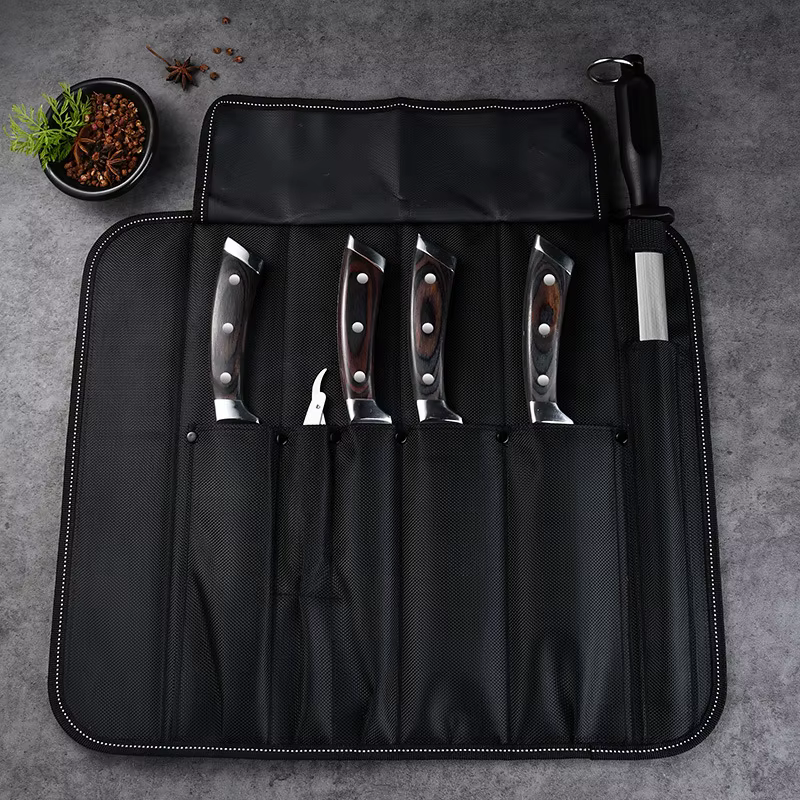 Sac en rouleau pour couteaux de Chef de cuisine