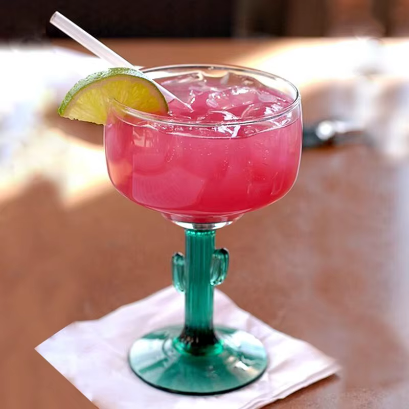 2025 Bar nouvelle créativité Cactus Design Margeritas Mojitos verre à Cocktail Martini tasse fête mariage crème glacée
