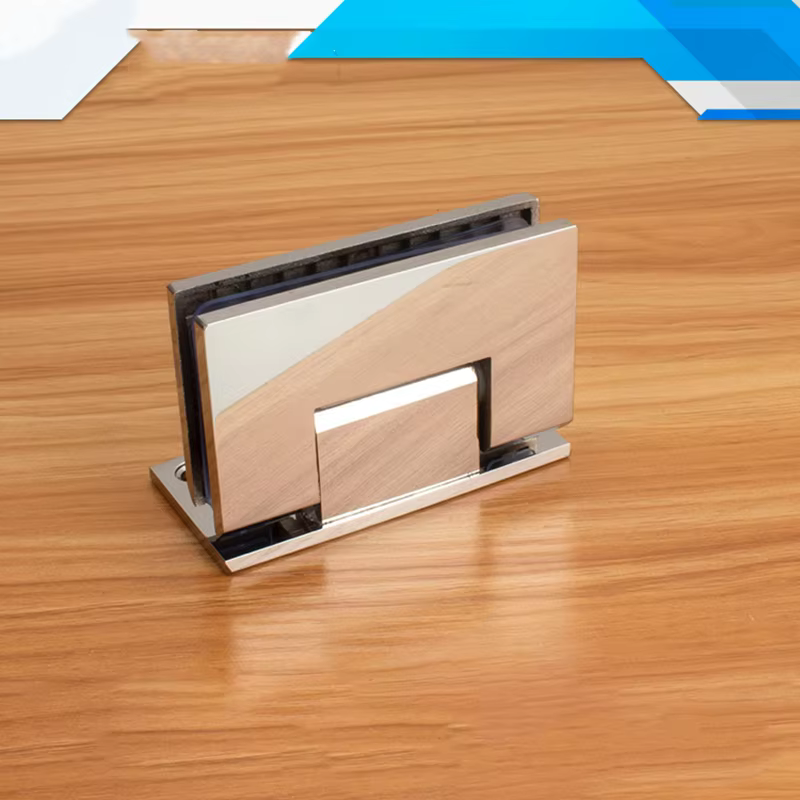 Accessoires de porte de douche 304 Acier inoxydable solide 90 HOréinitialisation résistant Charnière en verre (XYGL-13)