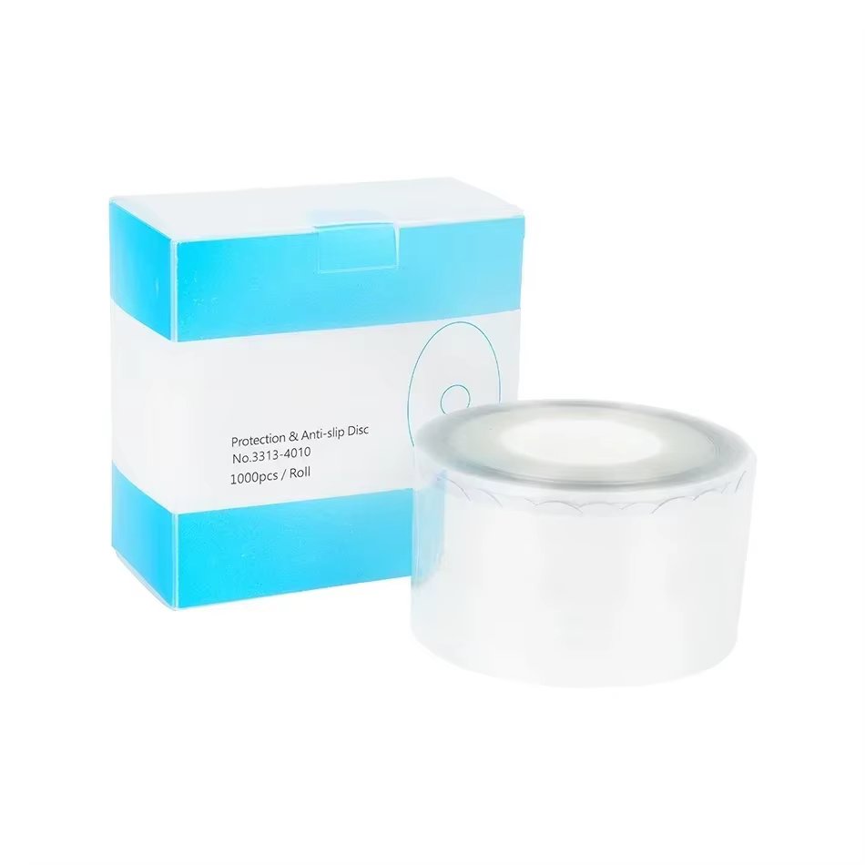 Film de protection pour le traitement des verres, 1000 rouleaux, tampons de blocage, ruban adhésif, autocollants antidérapants pour lunettes, disques transparents résistants au glissement