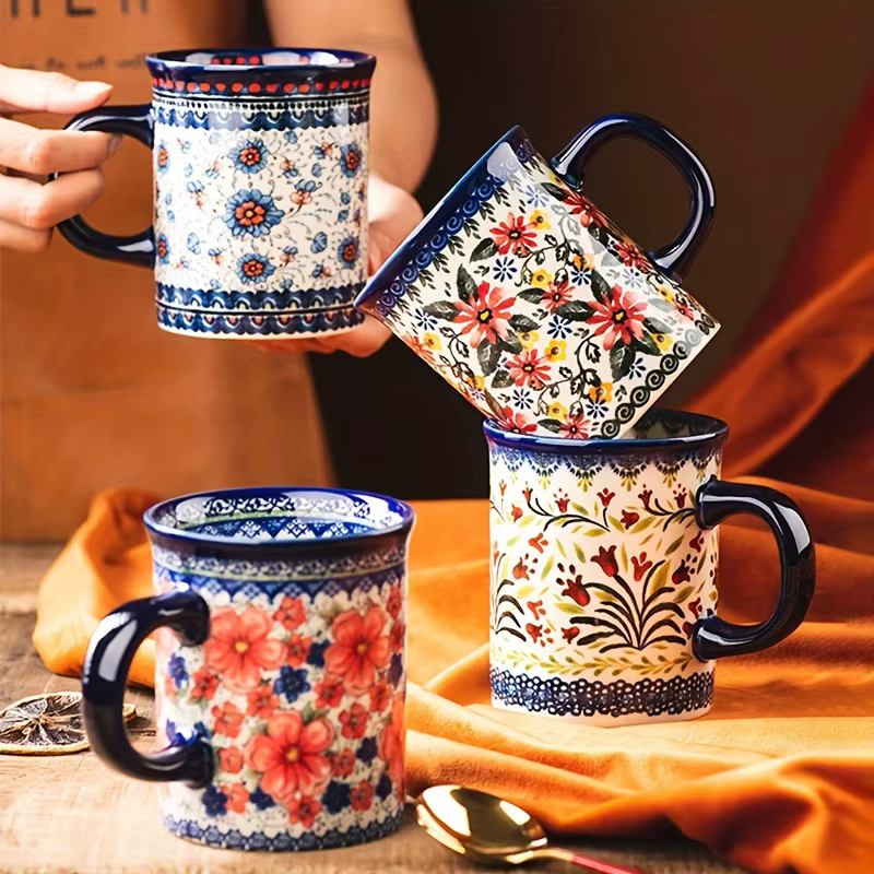 Mug en céramique de style bohème