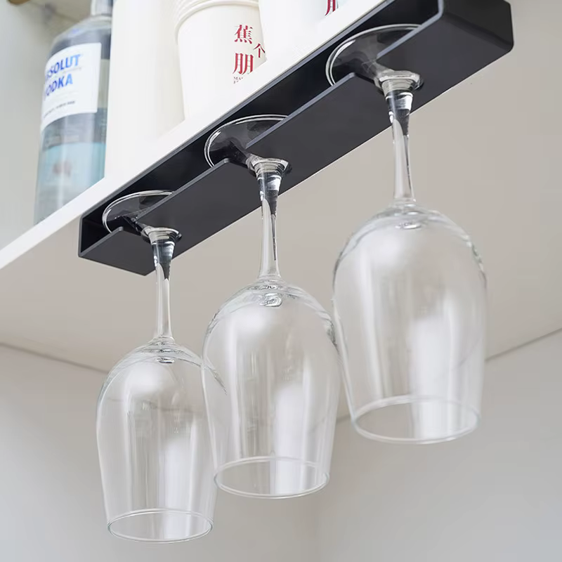 Cintre de verre à vin en plastique Non perforé