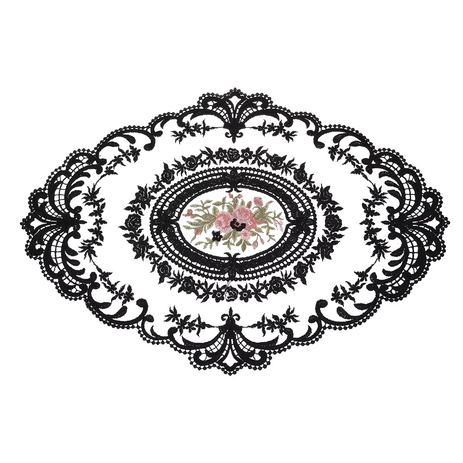 Napperon rétro en dentelle 12x16 pouces