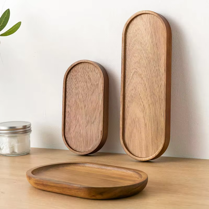 Assiette en bois japonaise