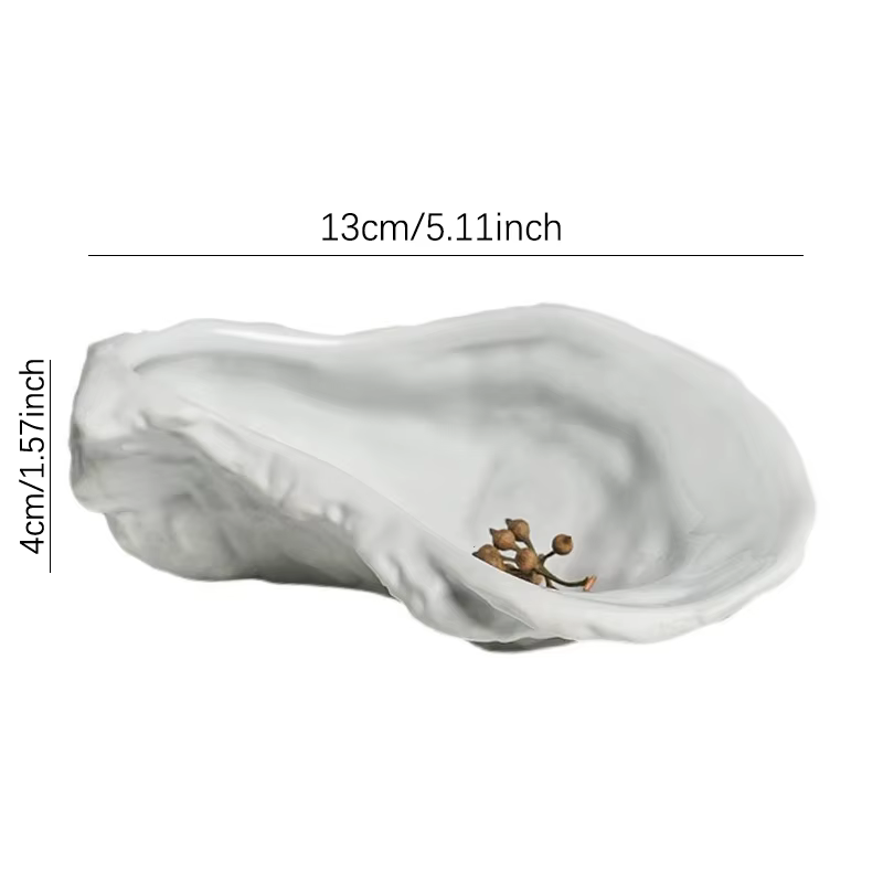 Assiette de fruits de mer en céramique