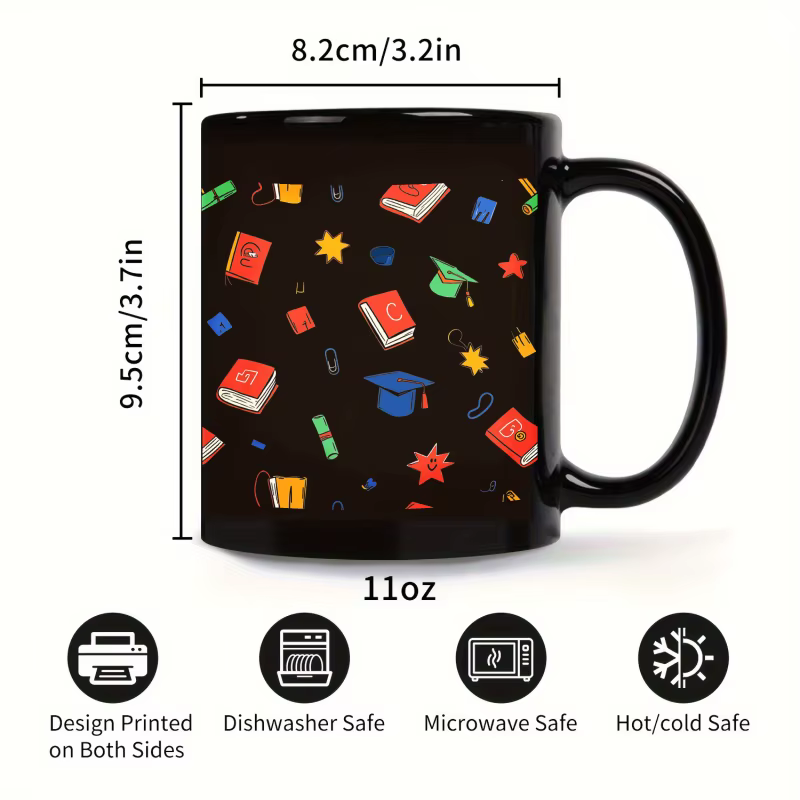 Tasse en céramique noire