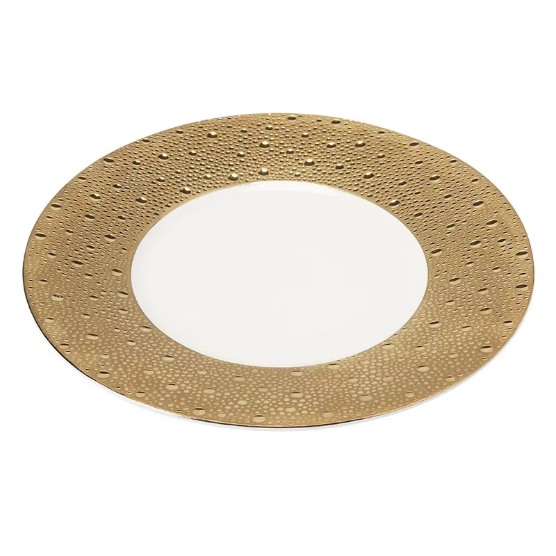 Assiette à Dessert en céramique de luxe légère