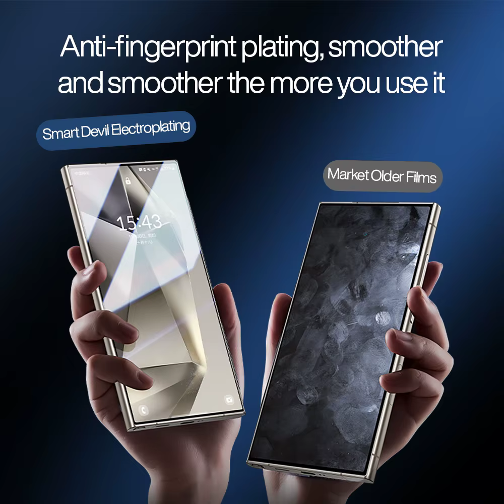 SmartDevil – verre trempé pour Samsung S26 Ultra S25 Ultra S24, protecteur d'écran, couverture complète, anti-empreintes digitales, Film trempé HD