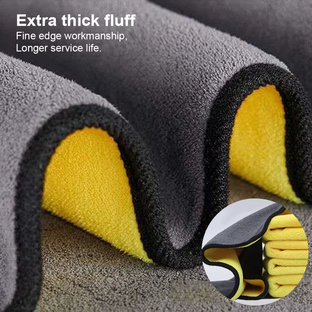 Serviette en Microcarence pour Lavage de Voiture, Accessoire de 30x30/60cm