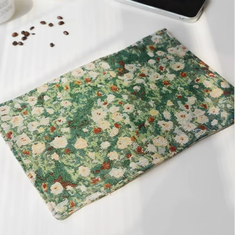 Napperon rectangulaire de Style peinture à l'huile française