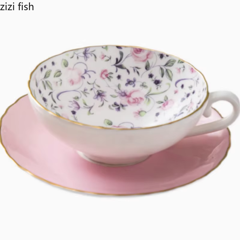 Tasse à café et thé Sophia China et ensemble de cuillères S/05 er