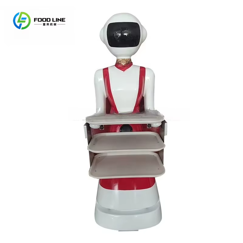 Robot de serveur de Restaurant, Robot de livraison de nourriture Commercial robuste pour grandes entreprises de salle à manger, meilleure vente