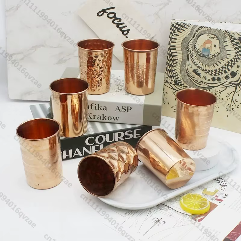 Tasse à eau en cuivre, tasse à thé