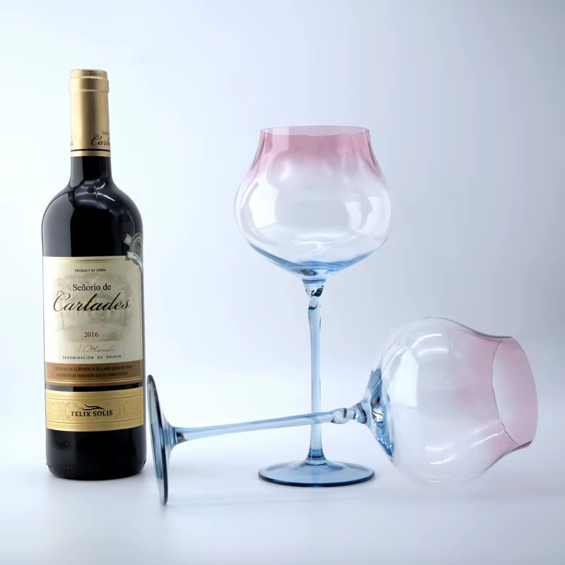 Verres à vin rouge nickel é de grande capacité