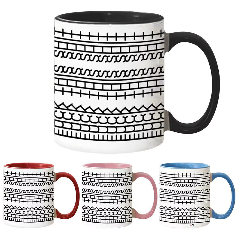 Tasse en céramique, tasse à café sûre au micro-ondes