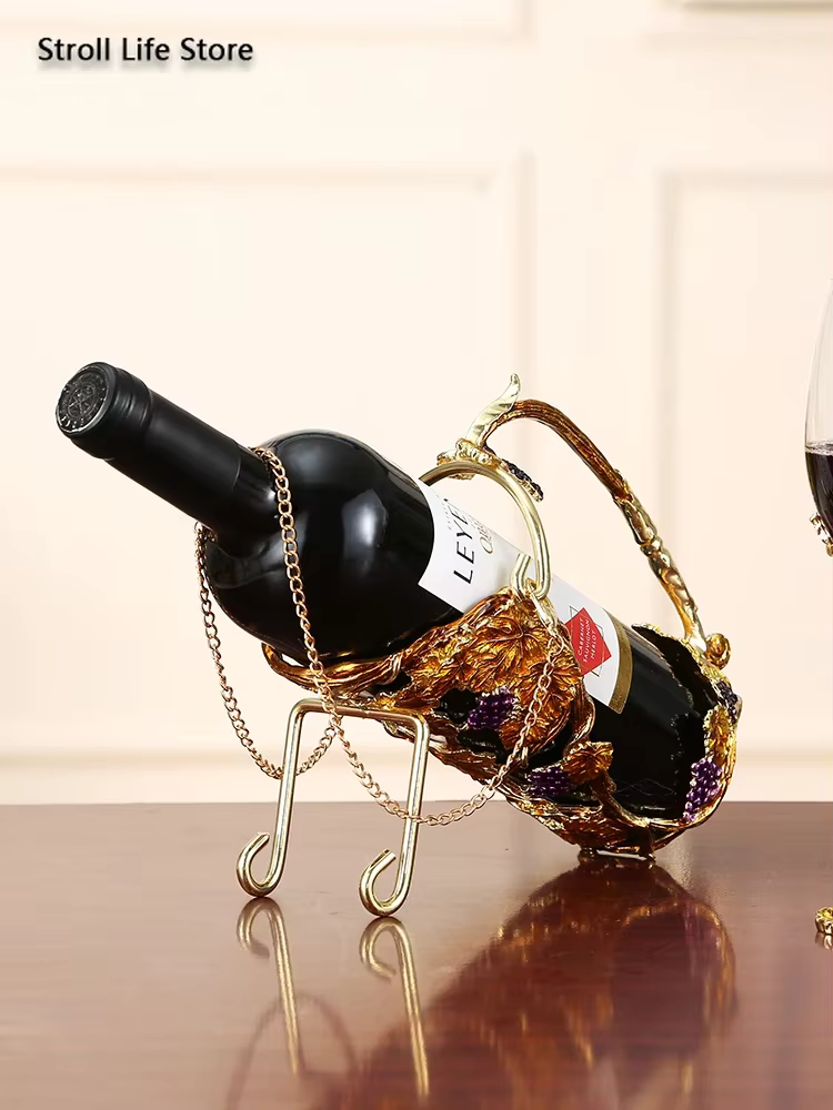 Ensemble de verres à vin rouge en cristal avec document en émail créatif