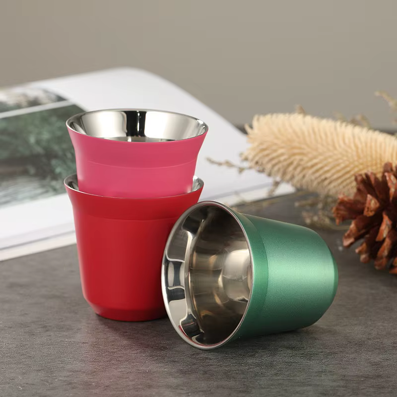 Tasse d'été Simple à fond plat