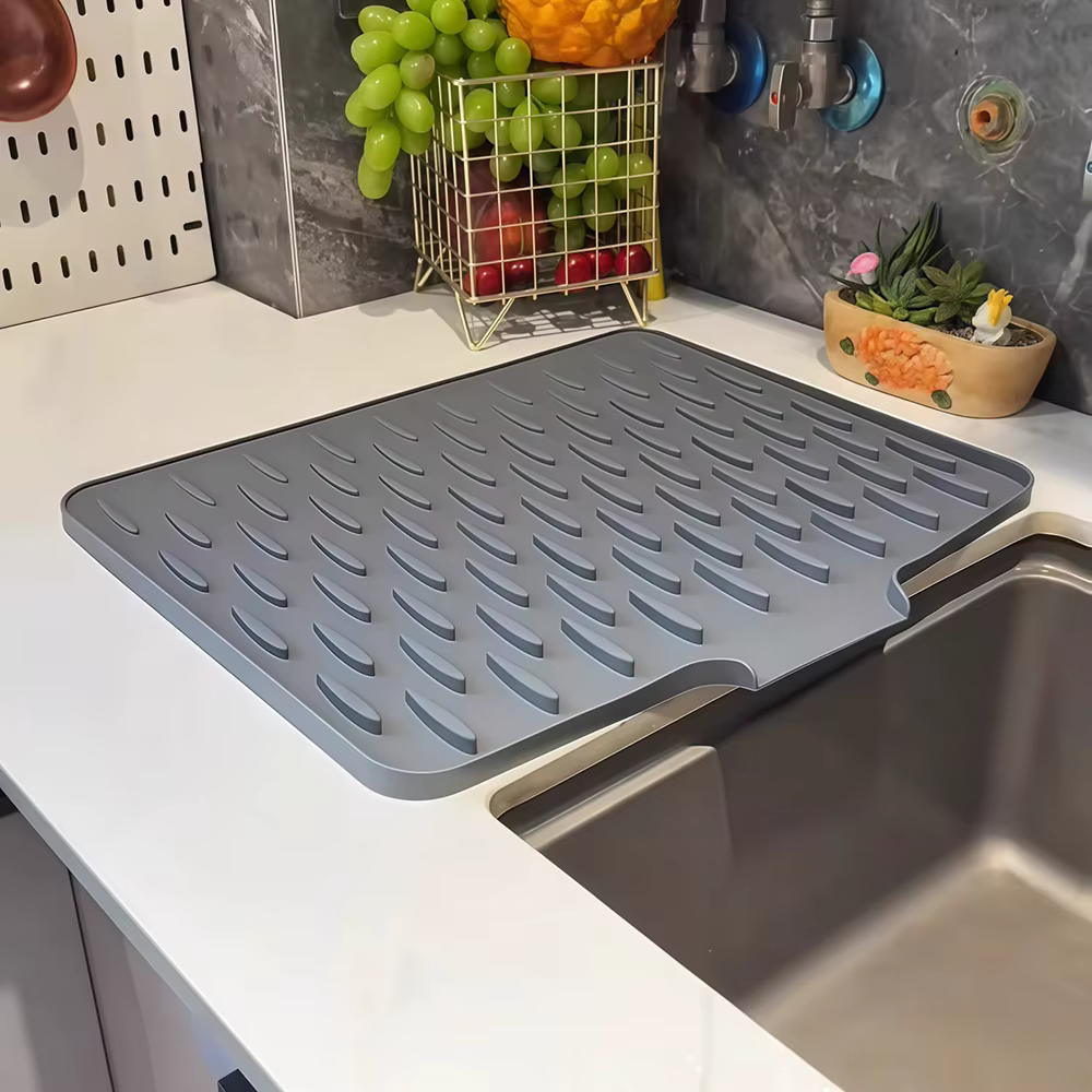 Tapis de vidange en Silicone pour évier
