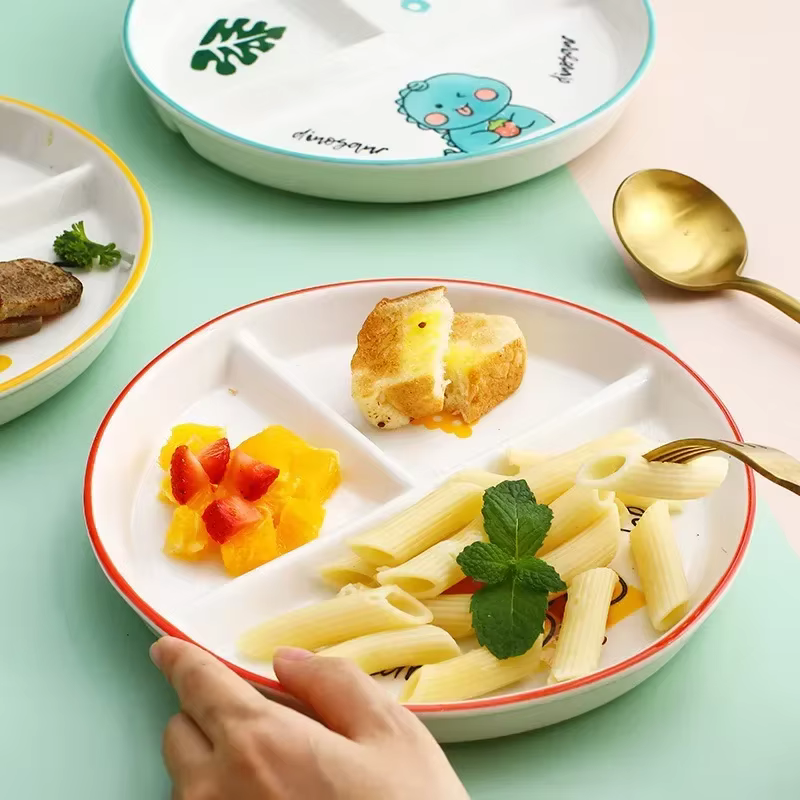 Assiette de service en céramique pour enfants