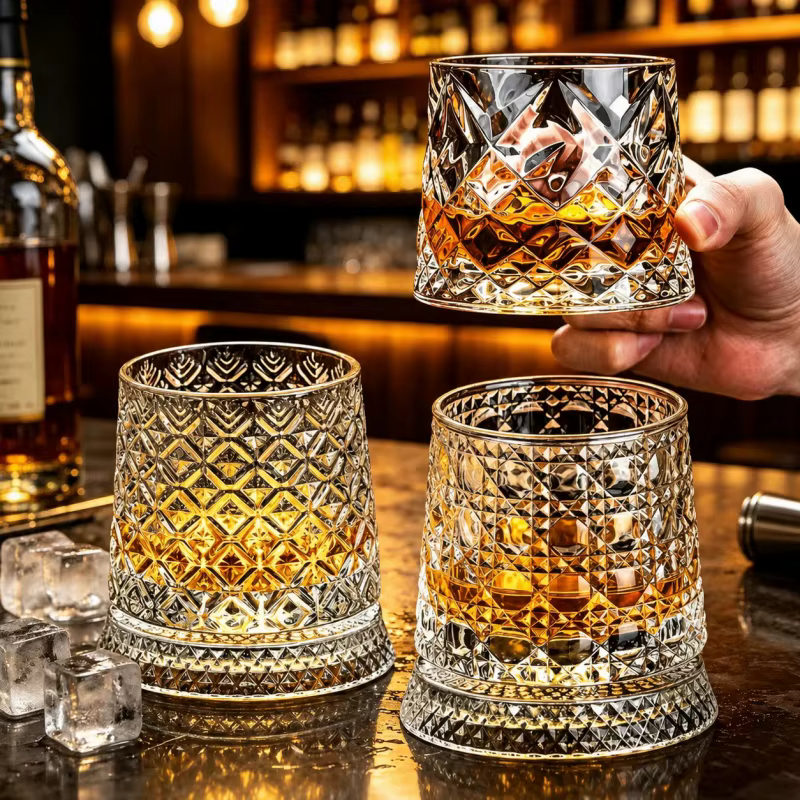 Verre à whisky rotatif 280 ml