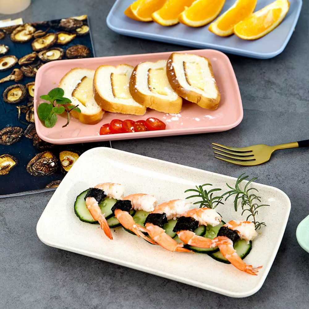 Assiette à Snack en Plastique de Haute Qualité