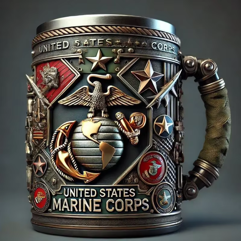 Mug militaire 3D, magnifique mug à café