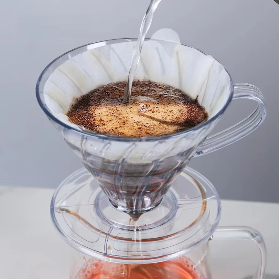 Filtres à café en papier naturel en forme de cône 02 pour 2-4 tasses