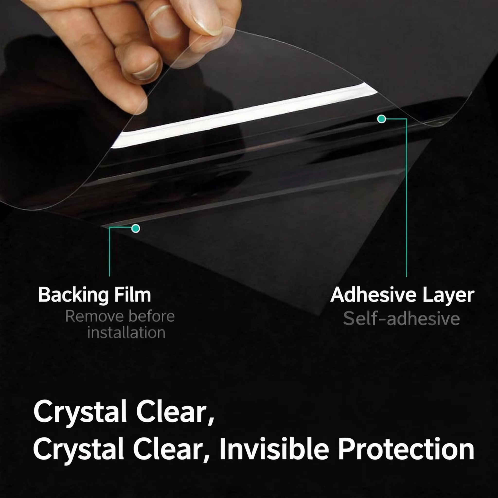 Film de sécurité pour verre, protection transparente anti-éclatement pour porte de douche et fenêtre de salle de bain, anti-explosion, anti-rayures