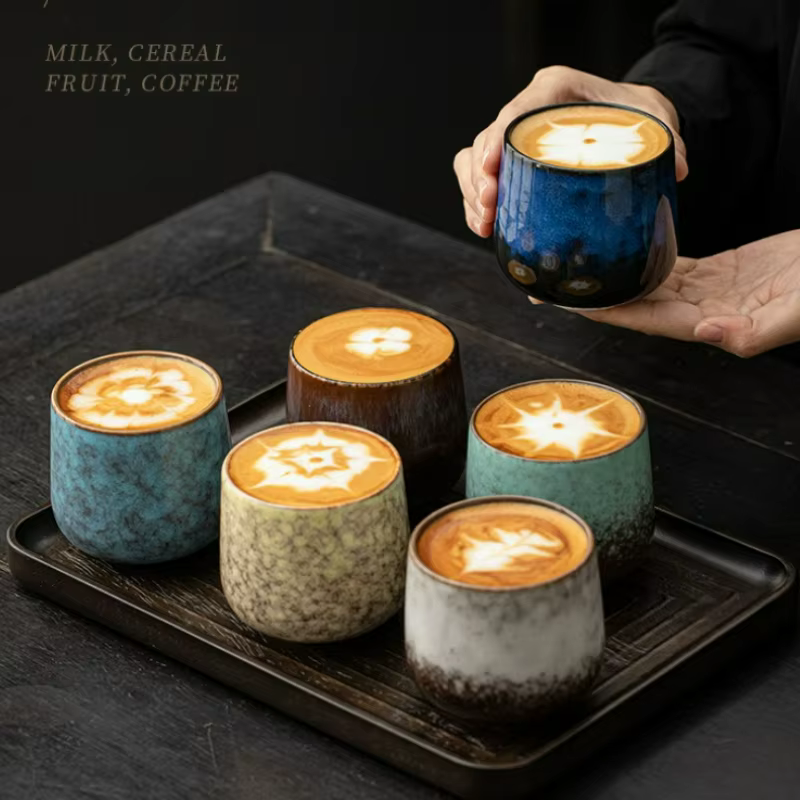 Tasses à café en céramique de style japonais