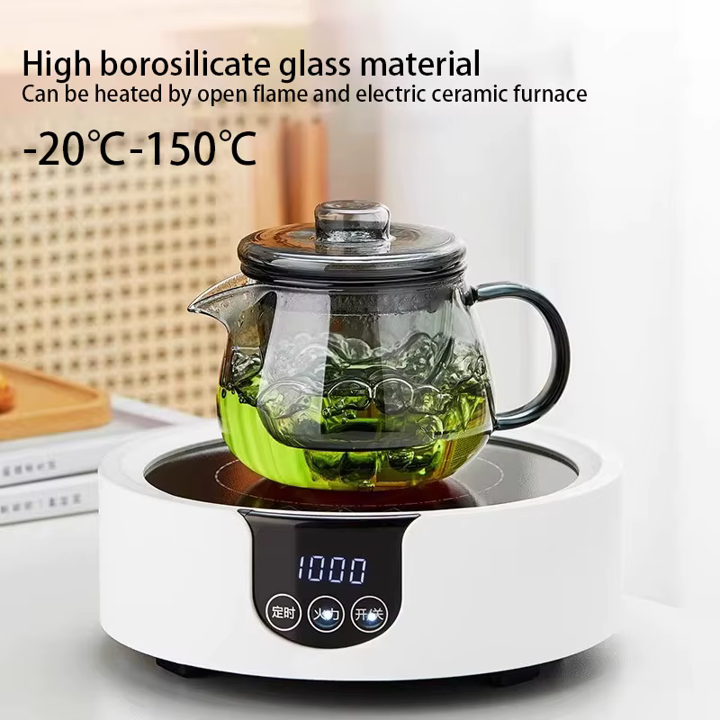 Théière en verre avec infuseur