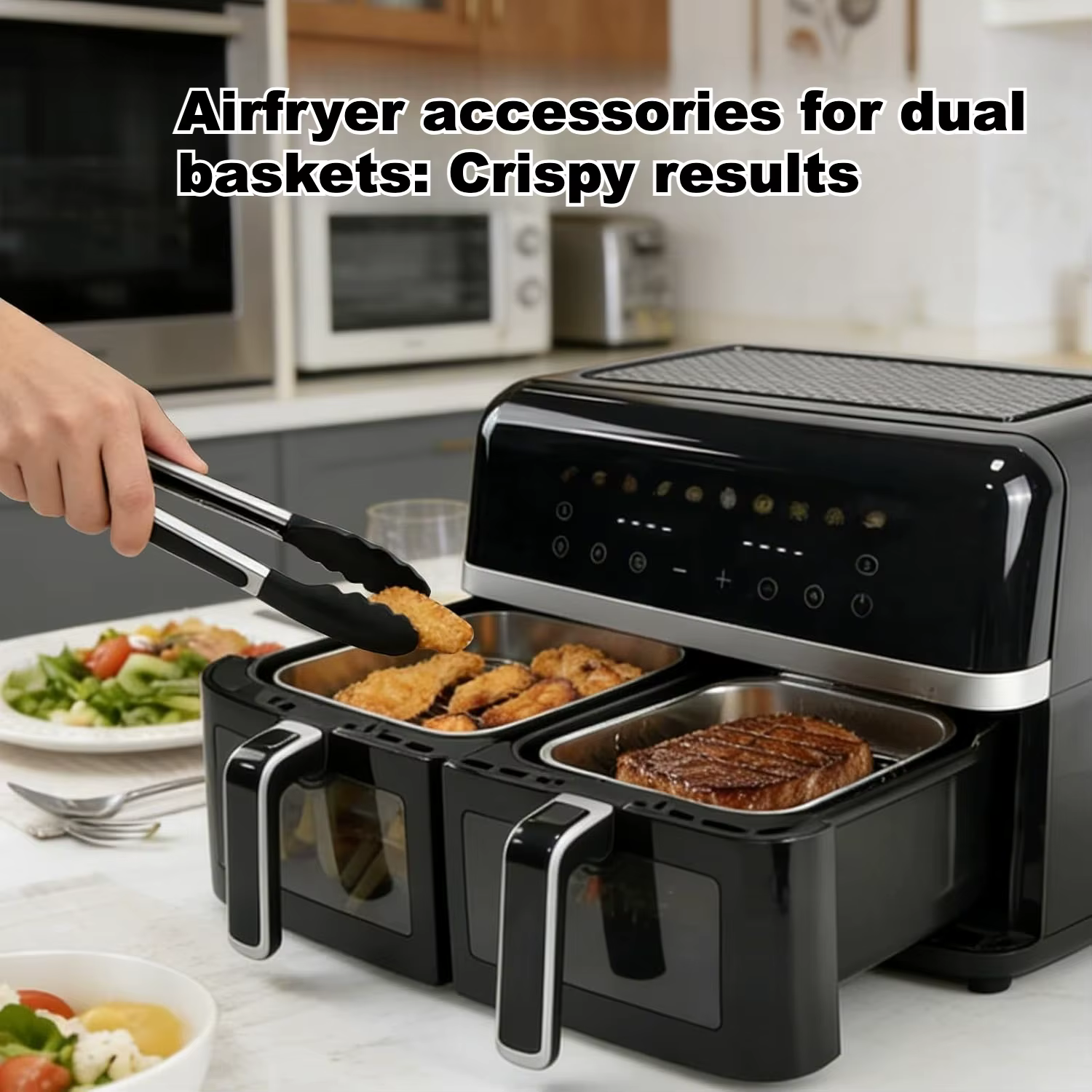 Plat à four en acier inoxydable pour friteuse à air