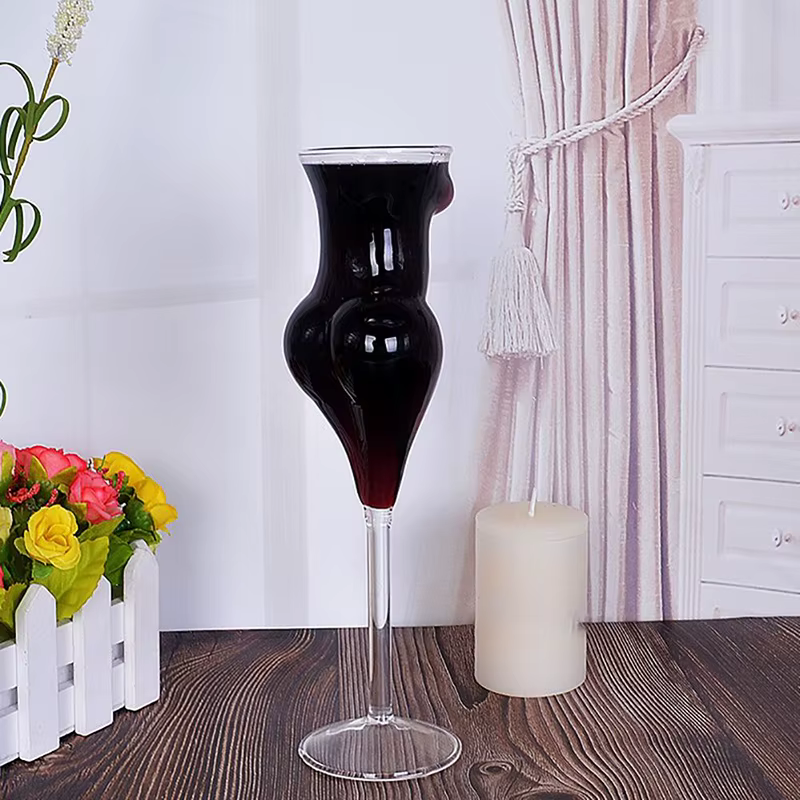 Verre à Cocktail créatif en forme de corps pour femme