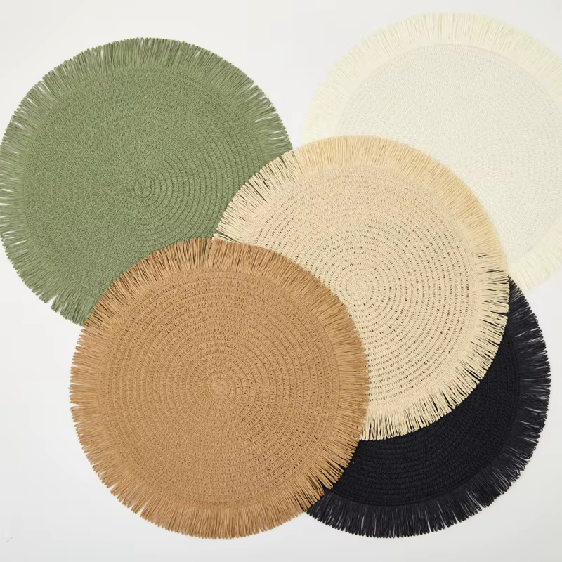Napperon Vintage en Jute et lin