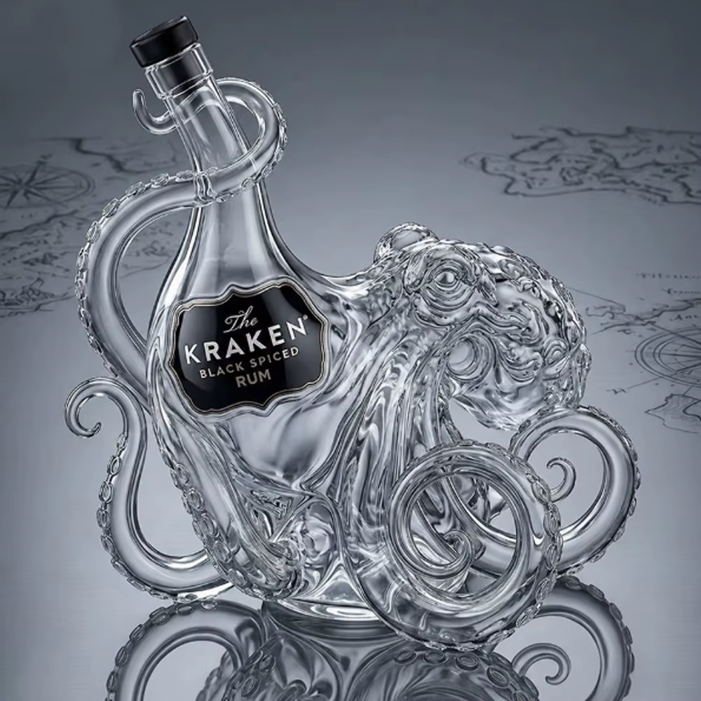 Carafe à whisky Kraken Octopus