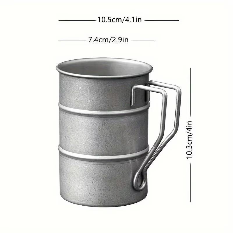 Tasse à café rétro d'extérieur