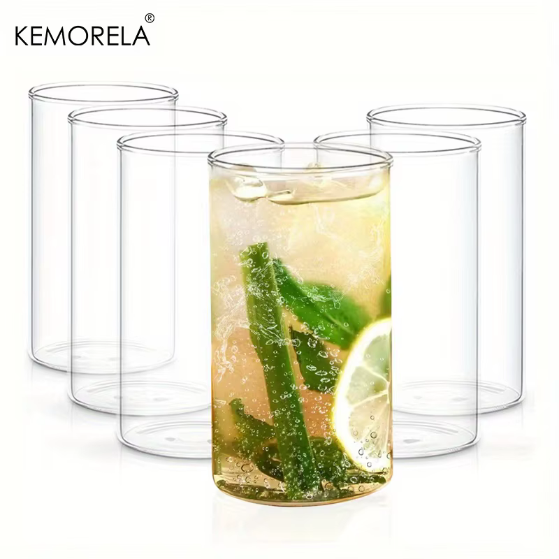 Ensemble de verres à boire en Borosilicate sans BPA