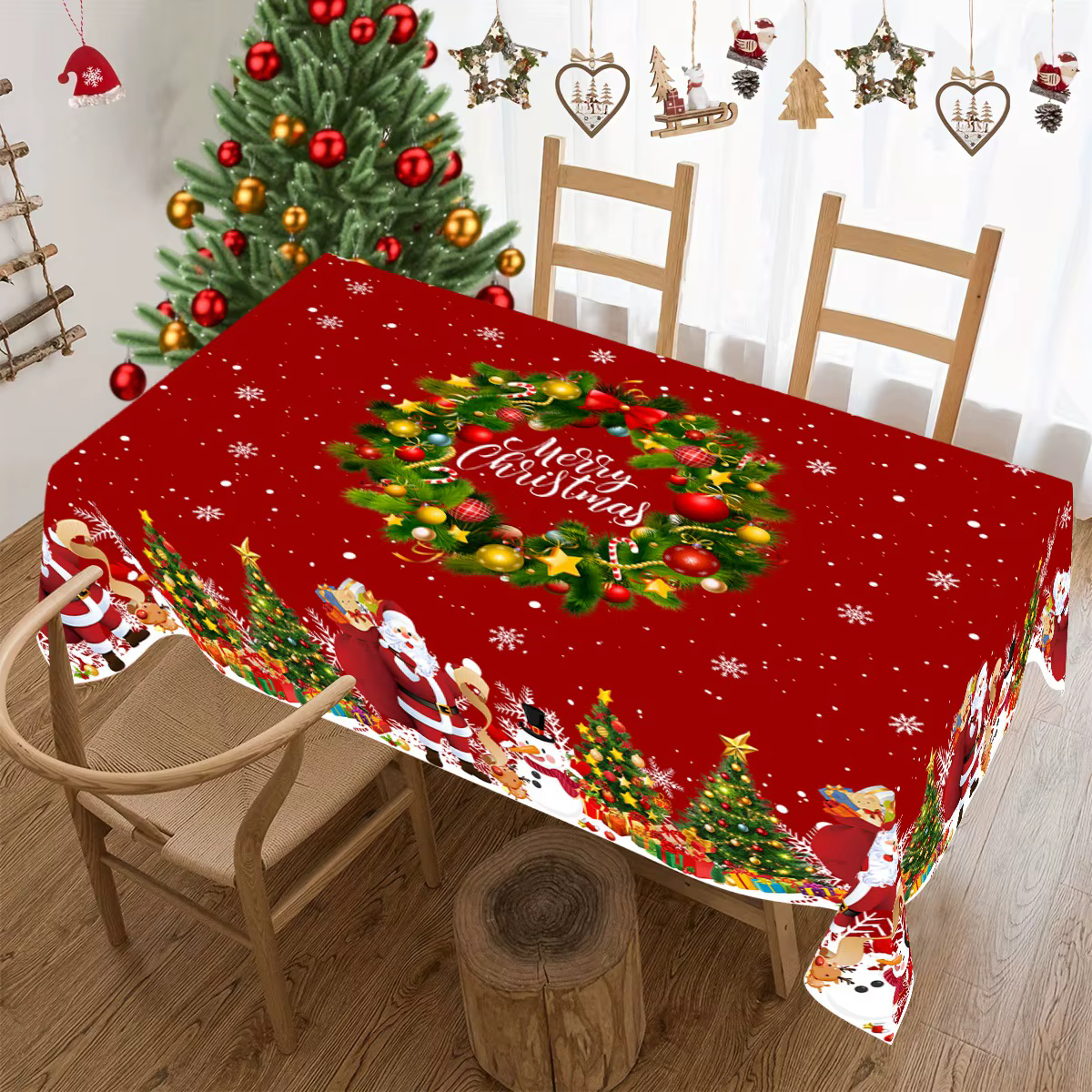 Nappe de Noël Décoration de fête