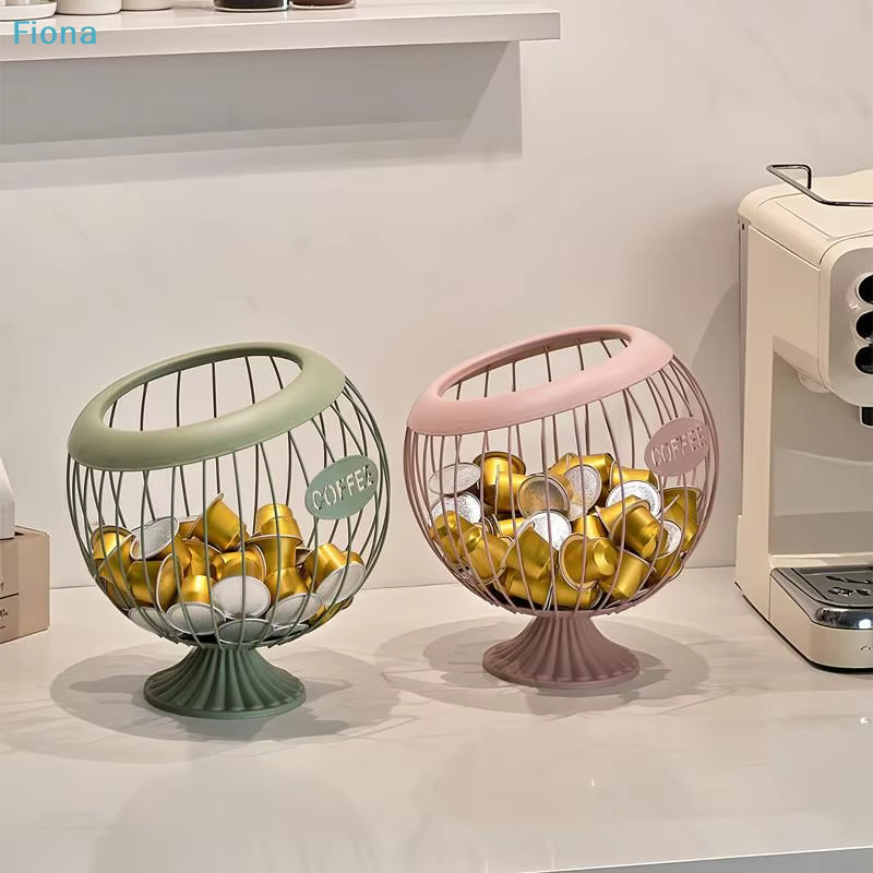 ✔ Porte-capsules à café en fil métallique