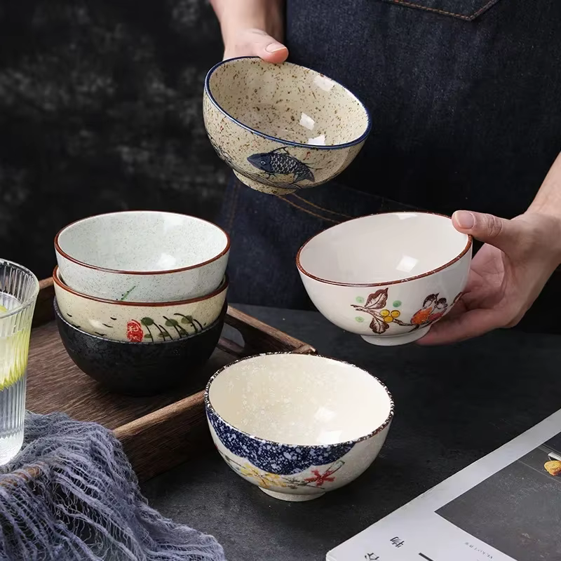 Filles à riz ménager en céramique de 4.5 pouces