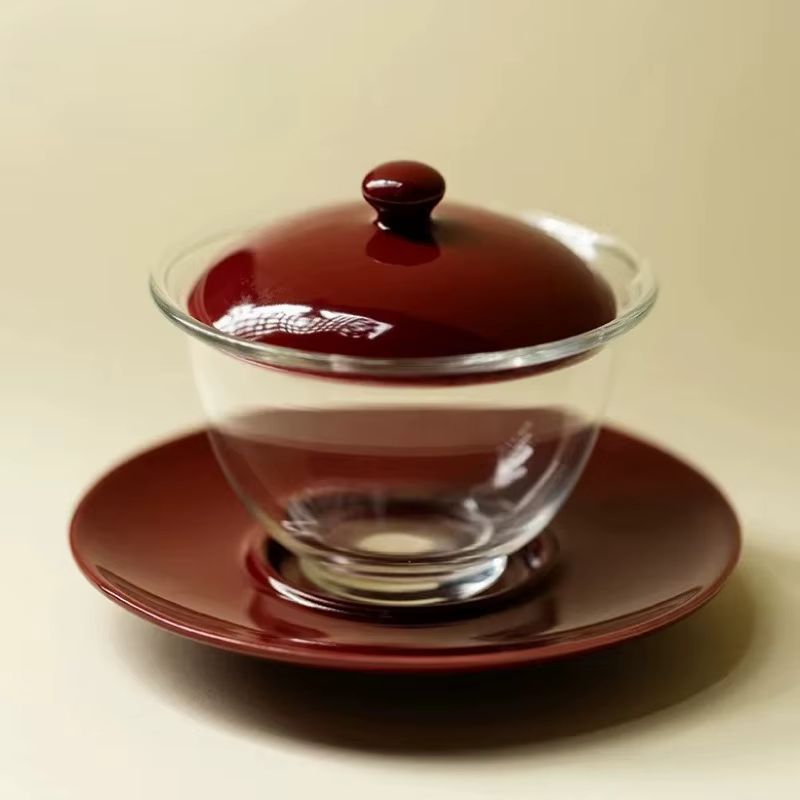 Gaiwan en verre céramique créatif
