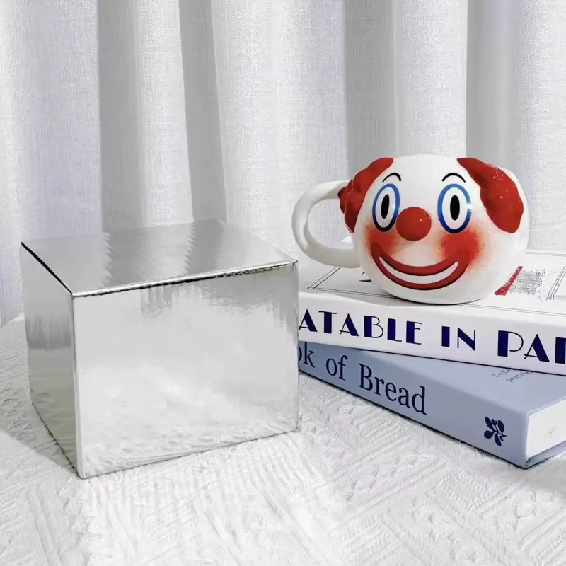 Tasse à café en céramique en forme de Clown avec poignée