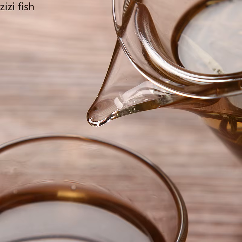 Théières en verre à double couche pour la cuisine à la maison