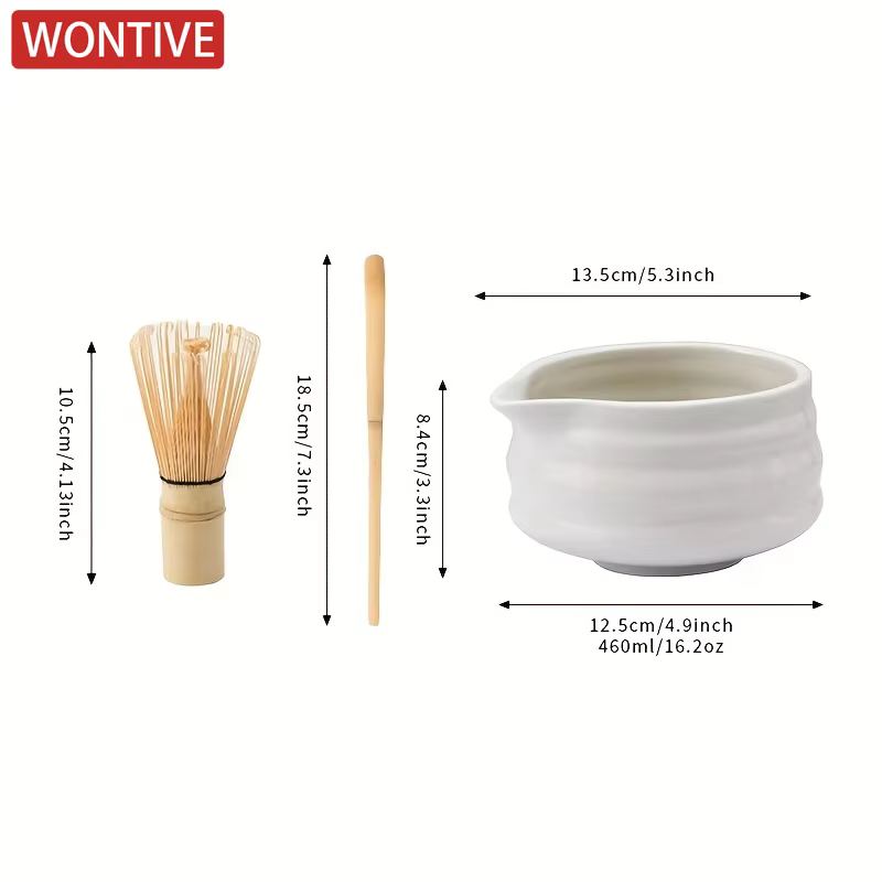 1 ensemble d'ensemble Matcha japonais