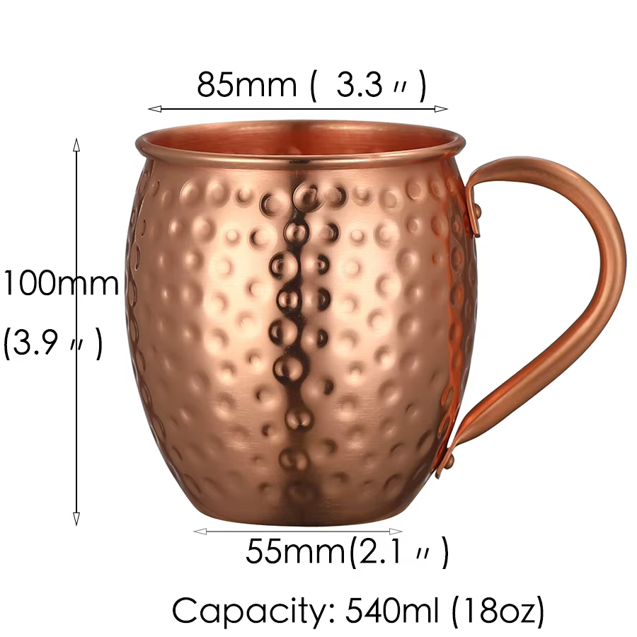 Tasses Mule de Moscou - Ensemble de 2