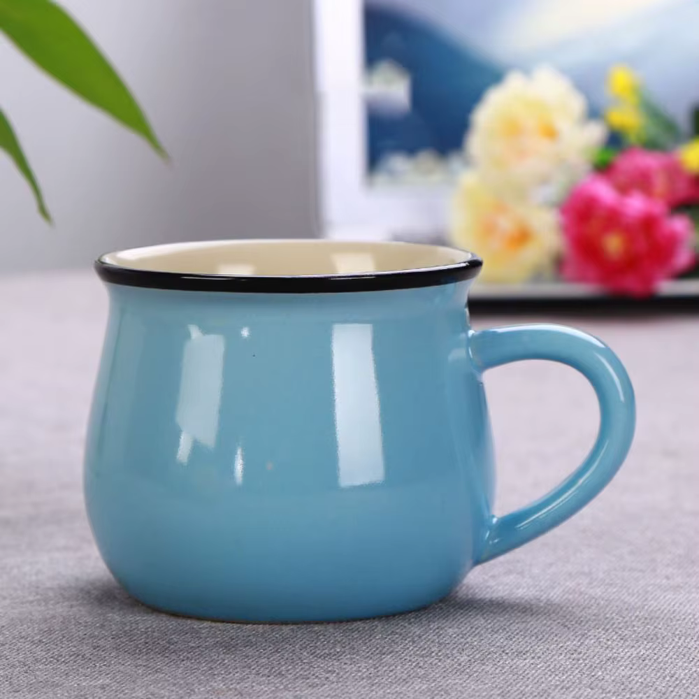 Tasse à lait en céramique nordique mignonne